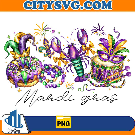 MardiGrasVibesSublimationPng