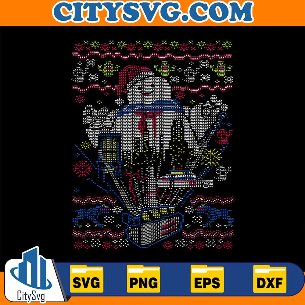 MarshmallowManUglyChristmasSvg1