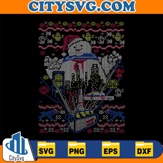 MarshmallowManUglyChristmasSvg1