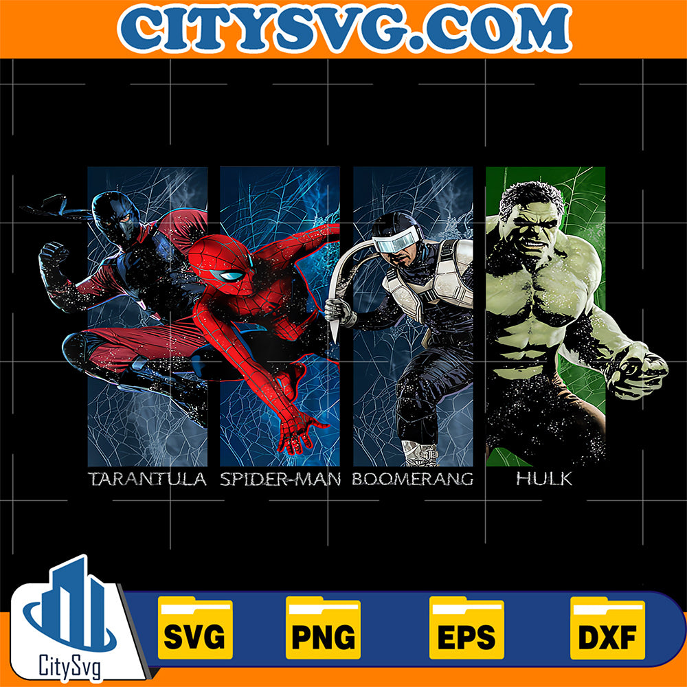 Marvel-Studios-Spider-Man-Brand-New-Day-Heroes-And-Villains-Svg