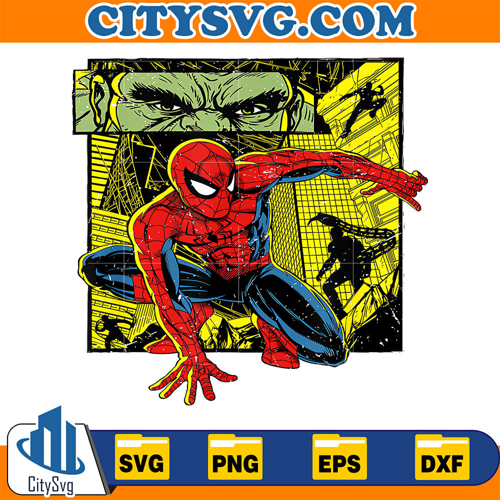 Marvel Studios Spider Man Brand New Day Hulk Eyes Comic Art Svg CitySvg