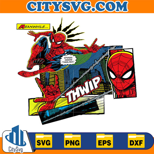 Marvel-Studios-Spider-Man-Brand-New-Day-Spider-Sense-Comic-Svg