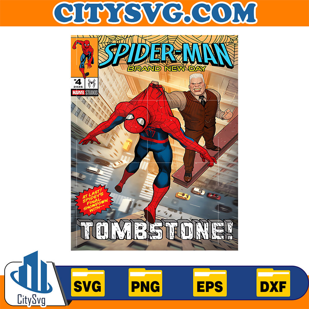 Marvel-Studios-Spider-Man-Brand-New-Day-Vs-Tombstone-Comic-Svg