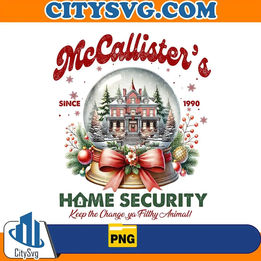 McCallister_sSince1990HomeSecurityKeepTheChangeYaFillthyAnimalChristmasPng2