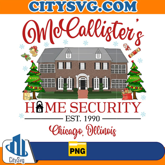 McCallistersHomeSecurityHomeAloneMovieChristmasPng