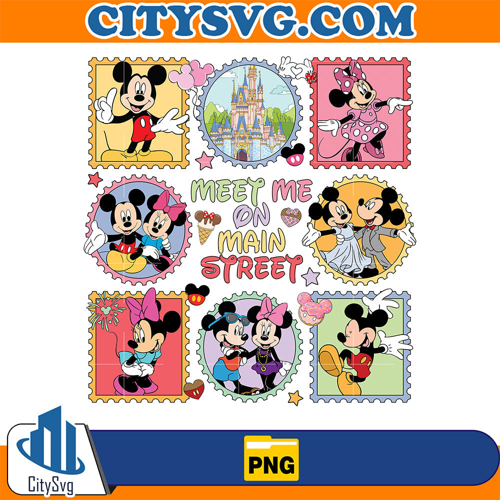 Meet-Me-On-Main-Street-Disneyworld-Stamp-Png