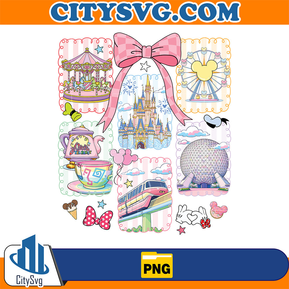 Meet-Me-On-Main-Street-Disneyworld-Style-Coquette-Bow-Frame-Png