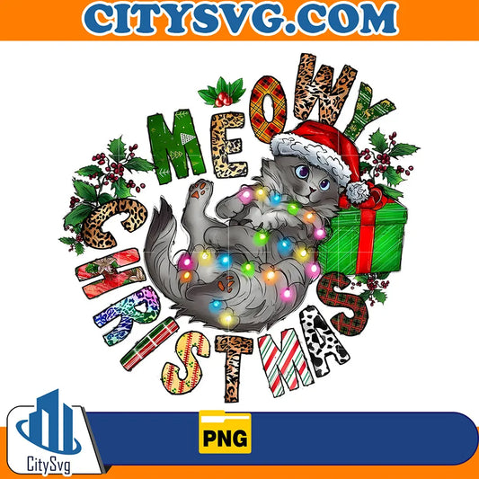 MeowyChristmasLightPng