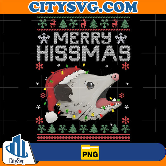 Merry-Hissmas-Opossum-Png