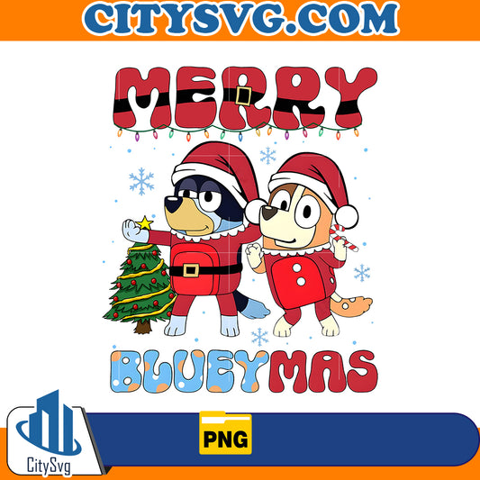 Merry Blueymas Png