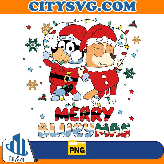 Merry Blueymas Png CitySvg