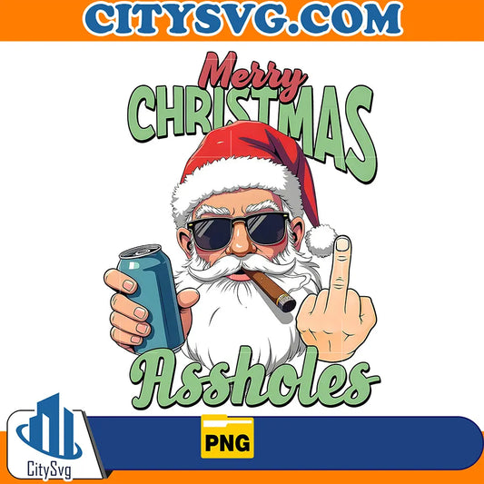 MerryChristmasAsholesSantaClausPng
