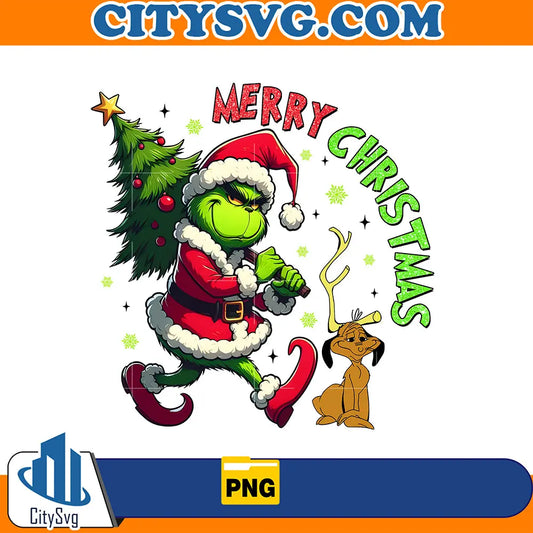 MerryChristmasGrinchTreePng_1