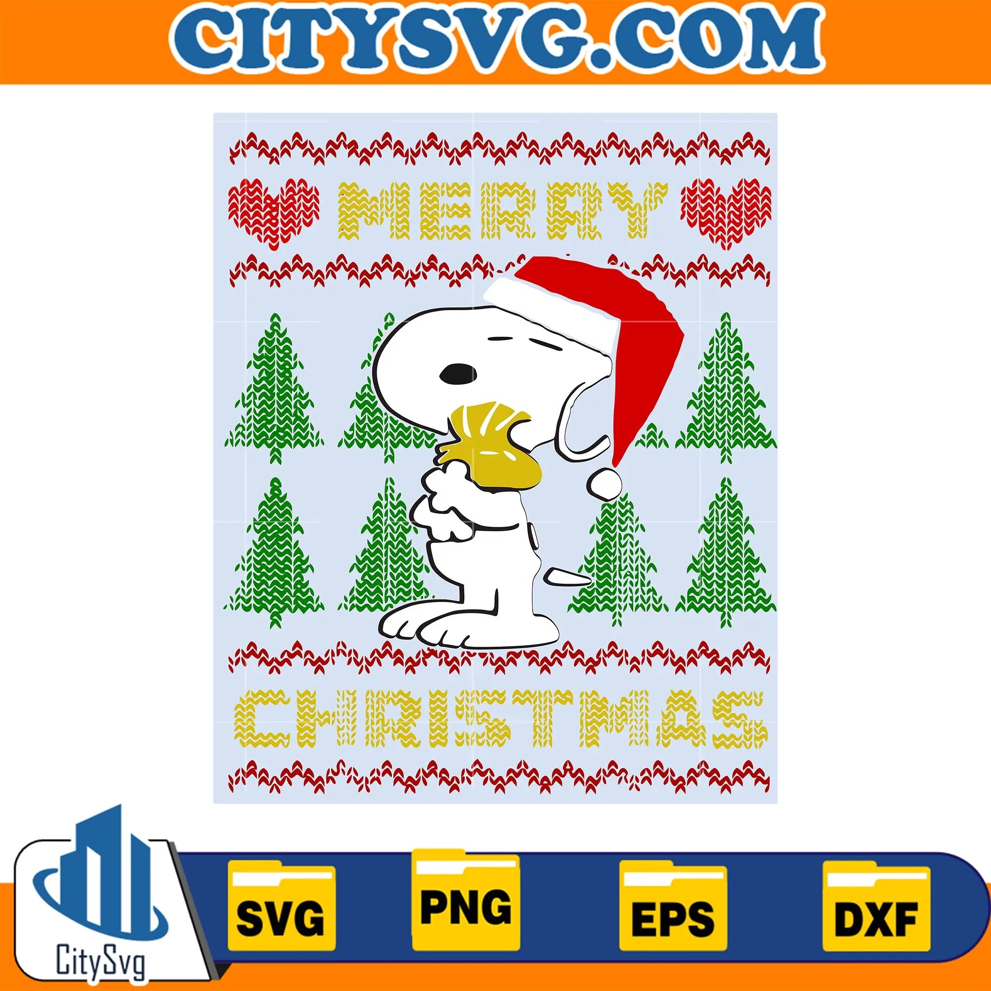 Merry Christmas Snoopy Sign Svg – CITYSVG