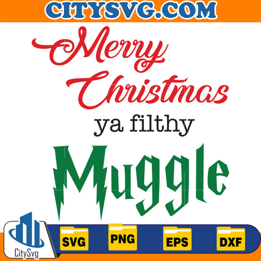 MerryChristmasYaFilthyMugglesSvg