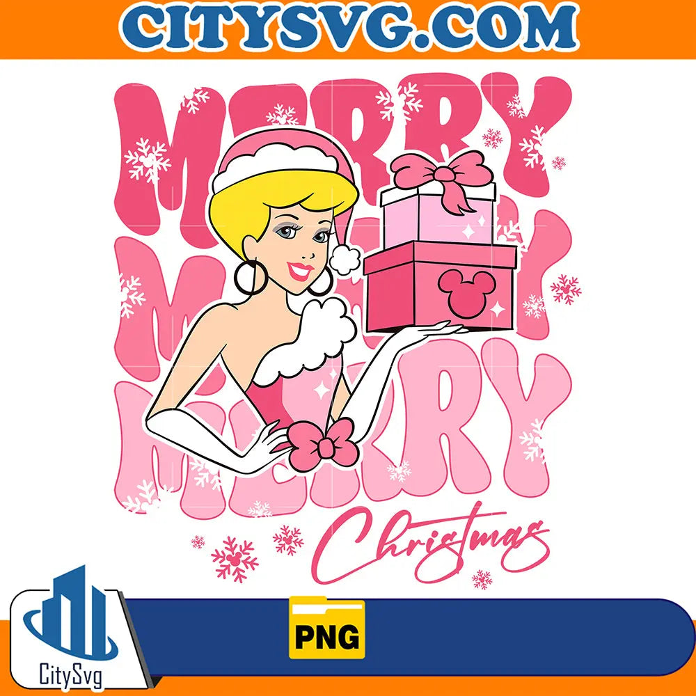 MerryCinderellaChristmasPng