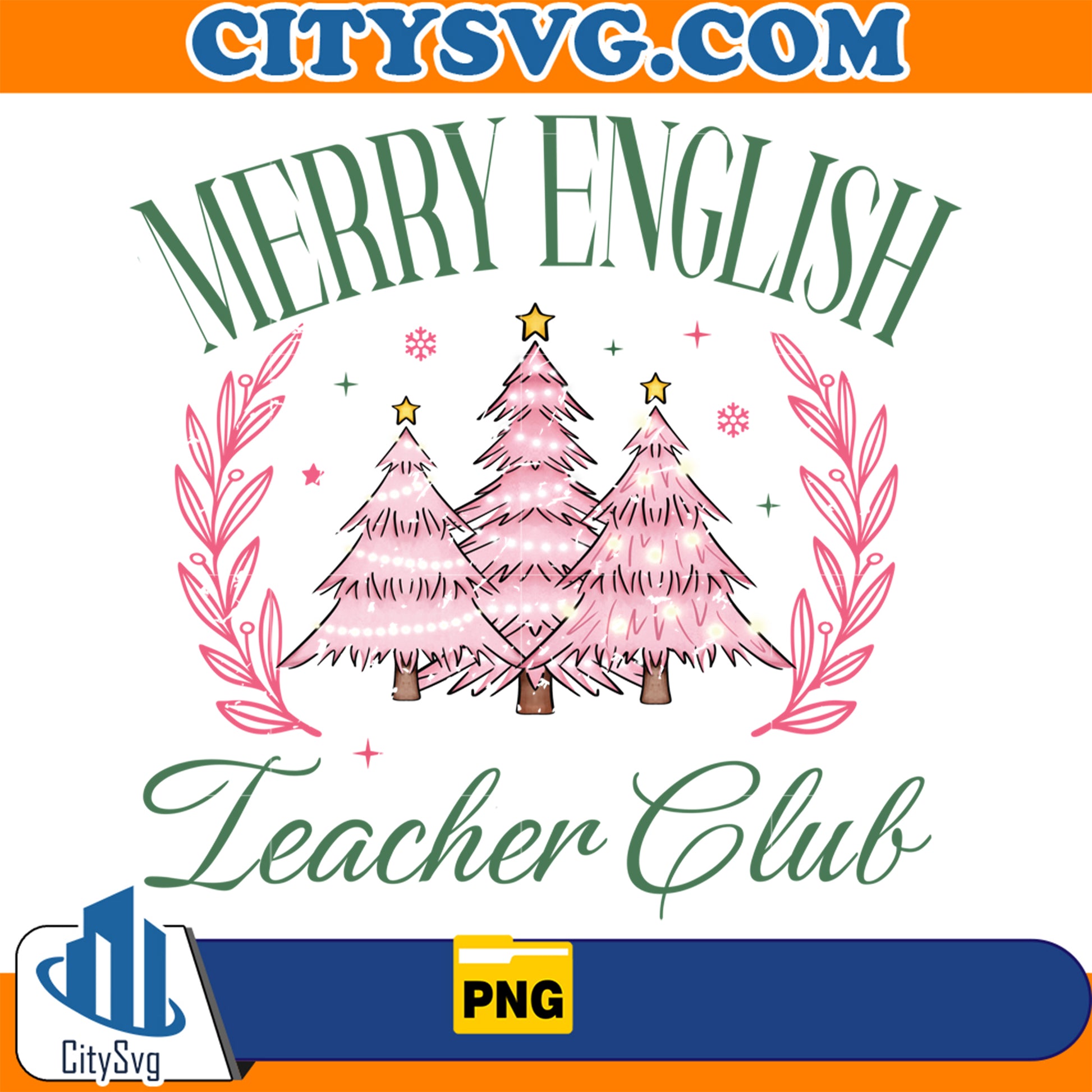 MerryEnglishTeacherClubChristmasPng