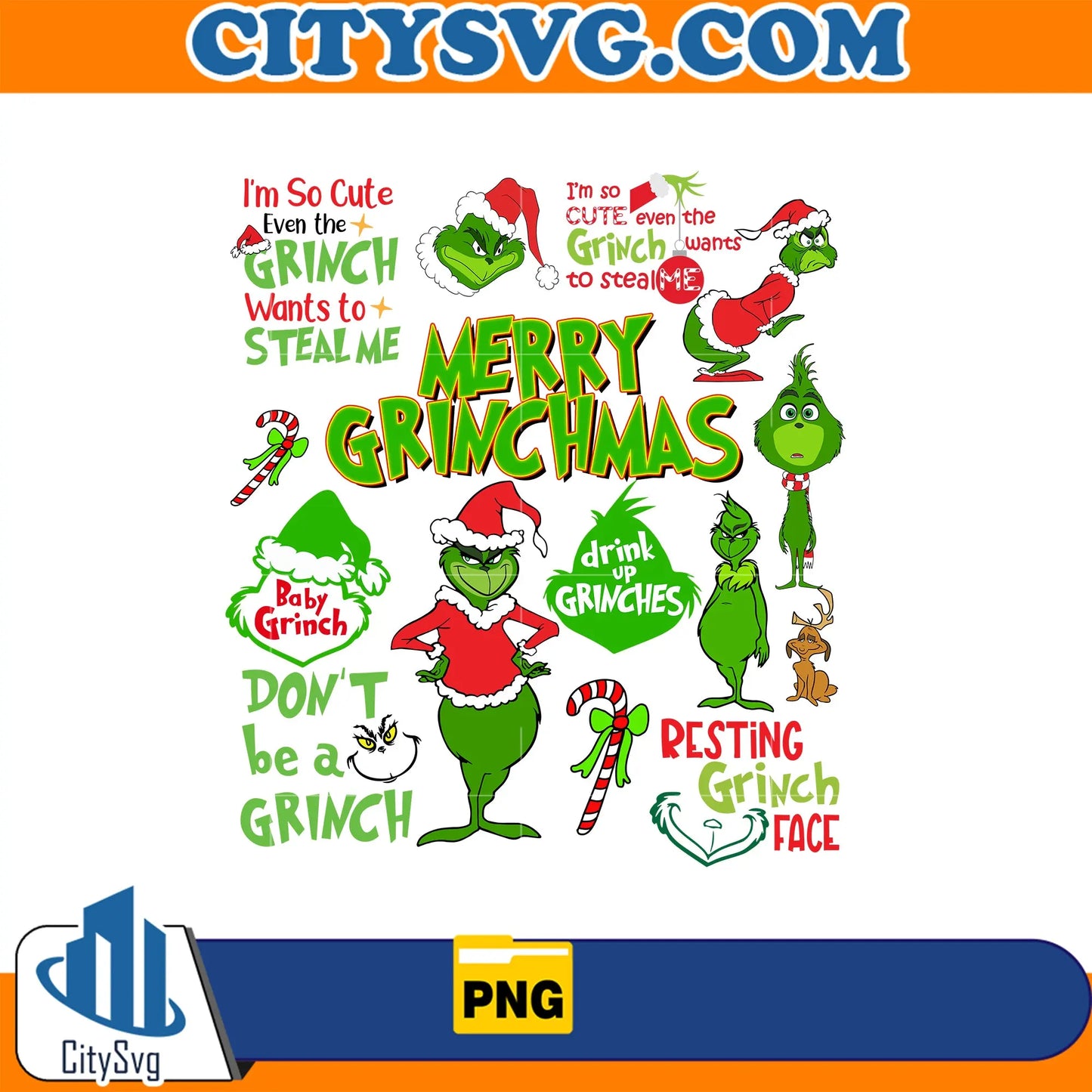 MerryGrinchmasChristmasPng2