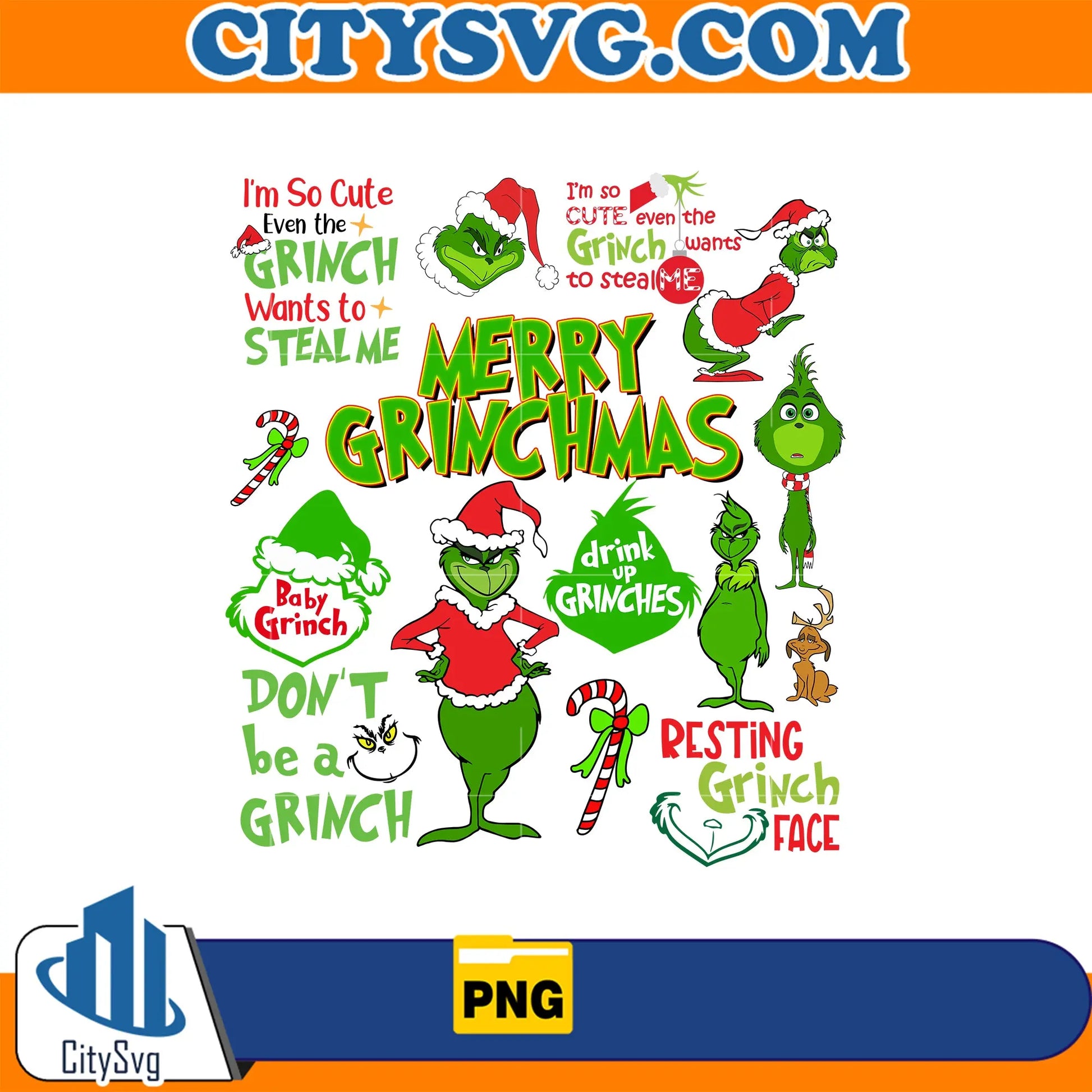 MerryGrinchmasChristmasPng2