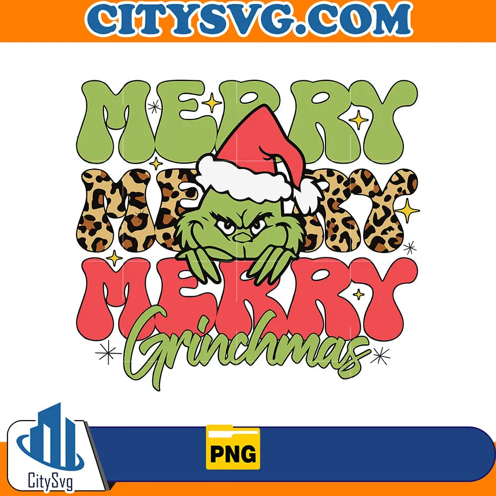 MerryGrinchmasLeopardPatternPng