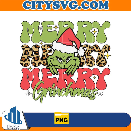 MerryGrinchmasLeopardPatternPng