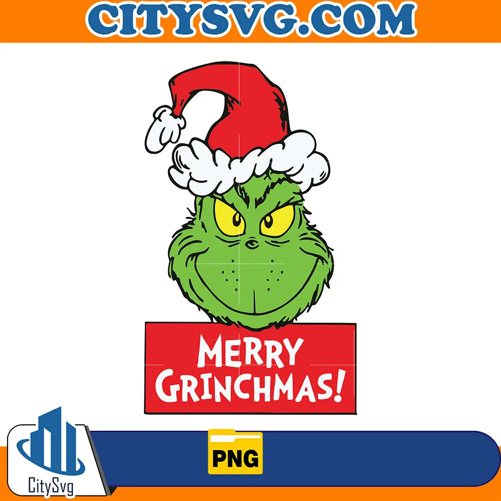 MerryGrinchmasSantaHatPng