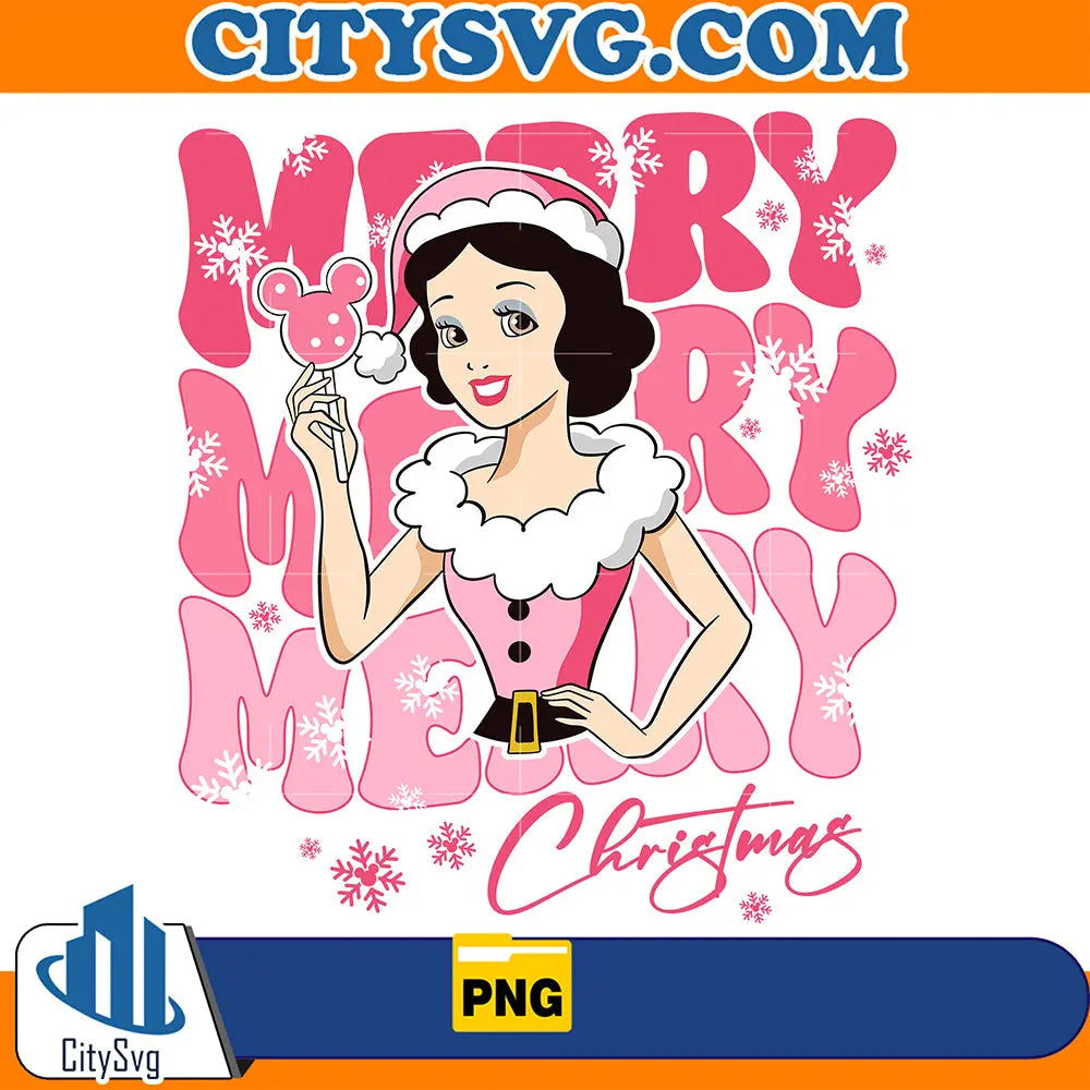 MerrySnowWhiteChristmasPng