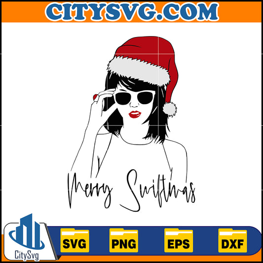 MerrySwiftmasSantaHatSvg