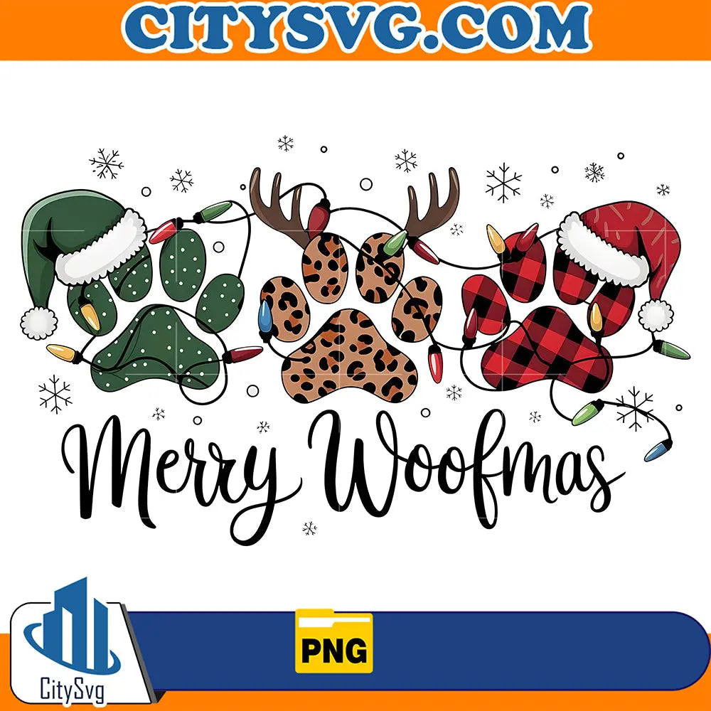 MerryWoofmasChristmasPng
