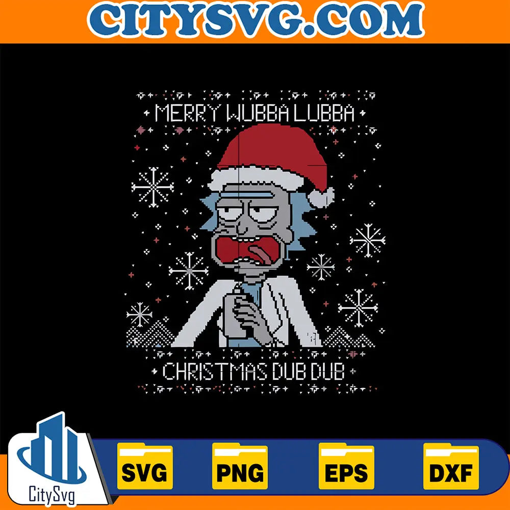 MerryWubbaLubbaChristmasDubDubUglyChristmasSvg