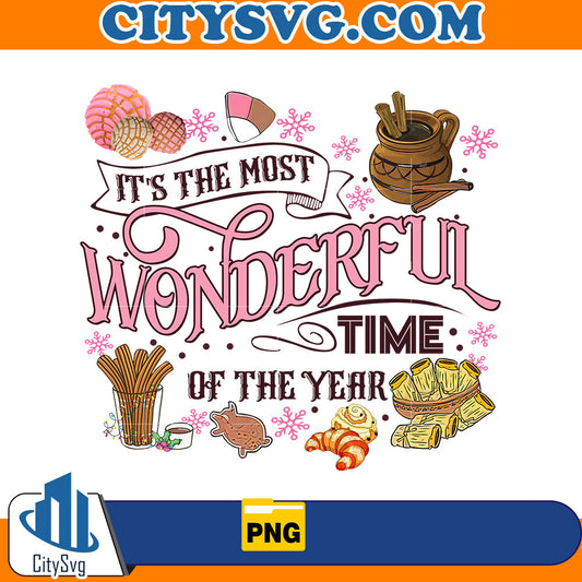 It's The Most Wonderful time of the Year Mexican Christmas Png CitySvg