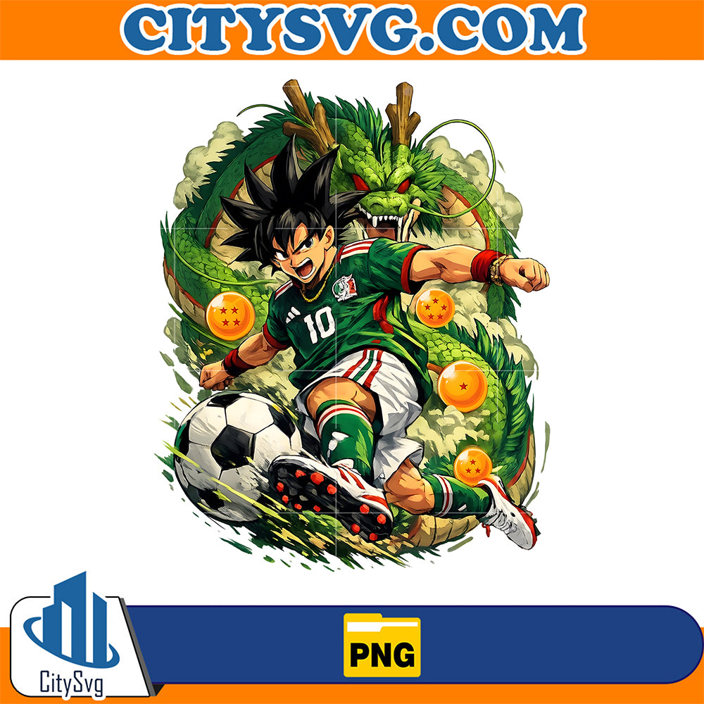 Mexico-Soccer-Goku-Png