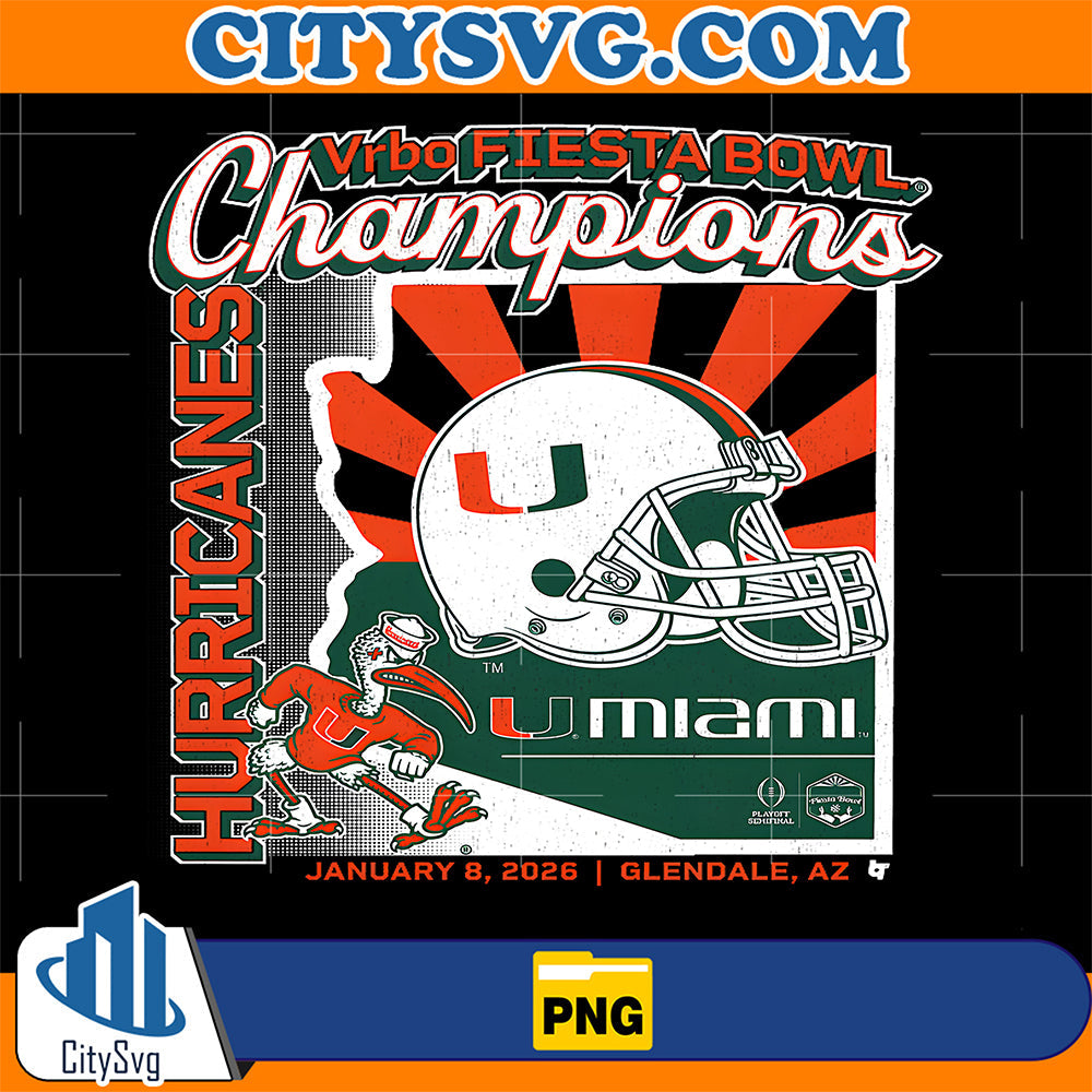 Miami-Football-CFP-Fiesta-Bowl-Champions-Png