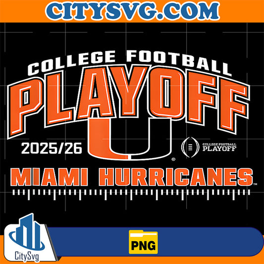 Miami-Hurricanes-College-Football-Playoff-CFP-2025-26-Green-Png