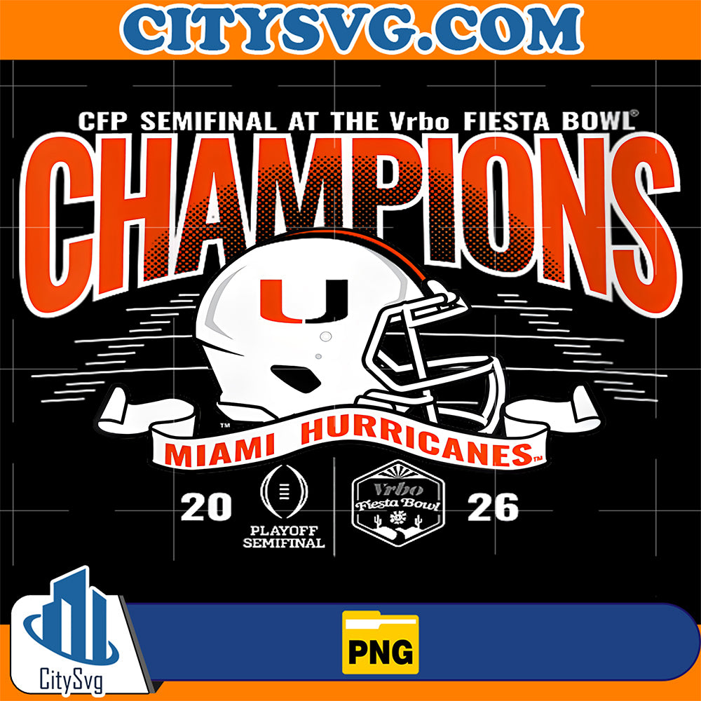 Miami-Hurricanes-Fiesta-Bowl-Championship-2026-Png