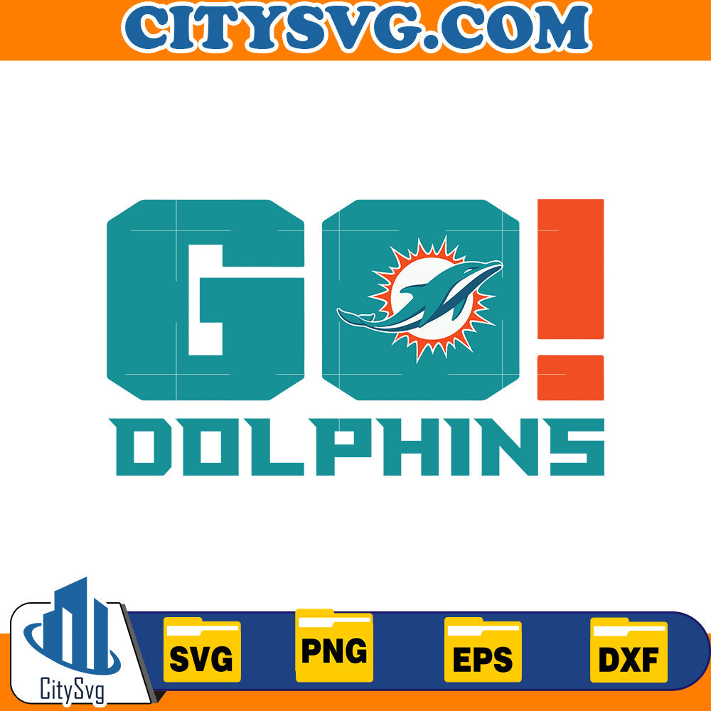 Go Miami Dolphins Svg