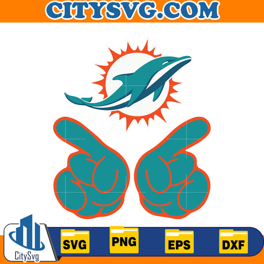 Miami Dolphins Svg