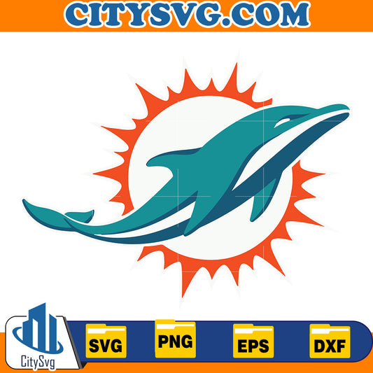 Miami Dolphins Svg