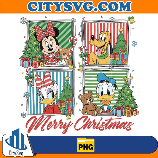 Mickey-And-Friends-Merry-Christmas-Png