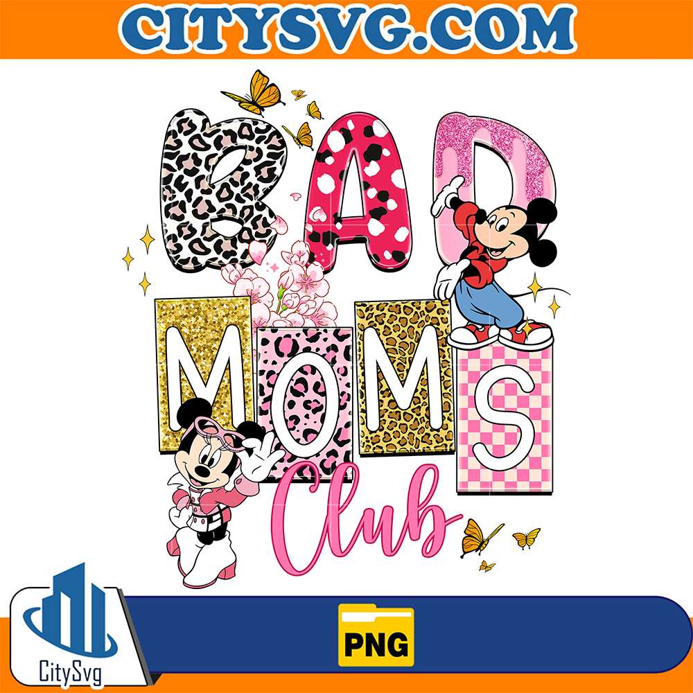 Mickey-And-Minnie-Bad-Moms-Club-Png