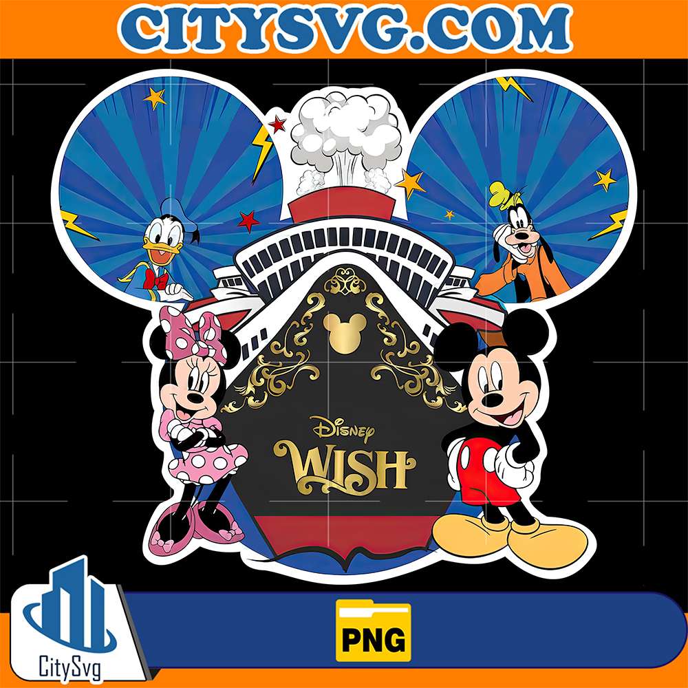 Mickey-And-Minnie-Disney-Wish-Cruise-Png