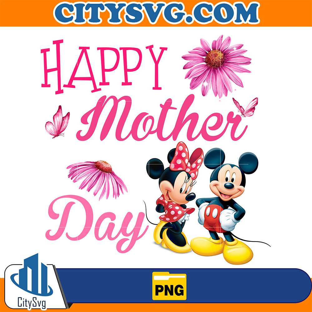 Mickey And Minnie Happy Mother Day Png – CITYSVG