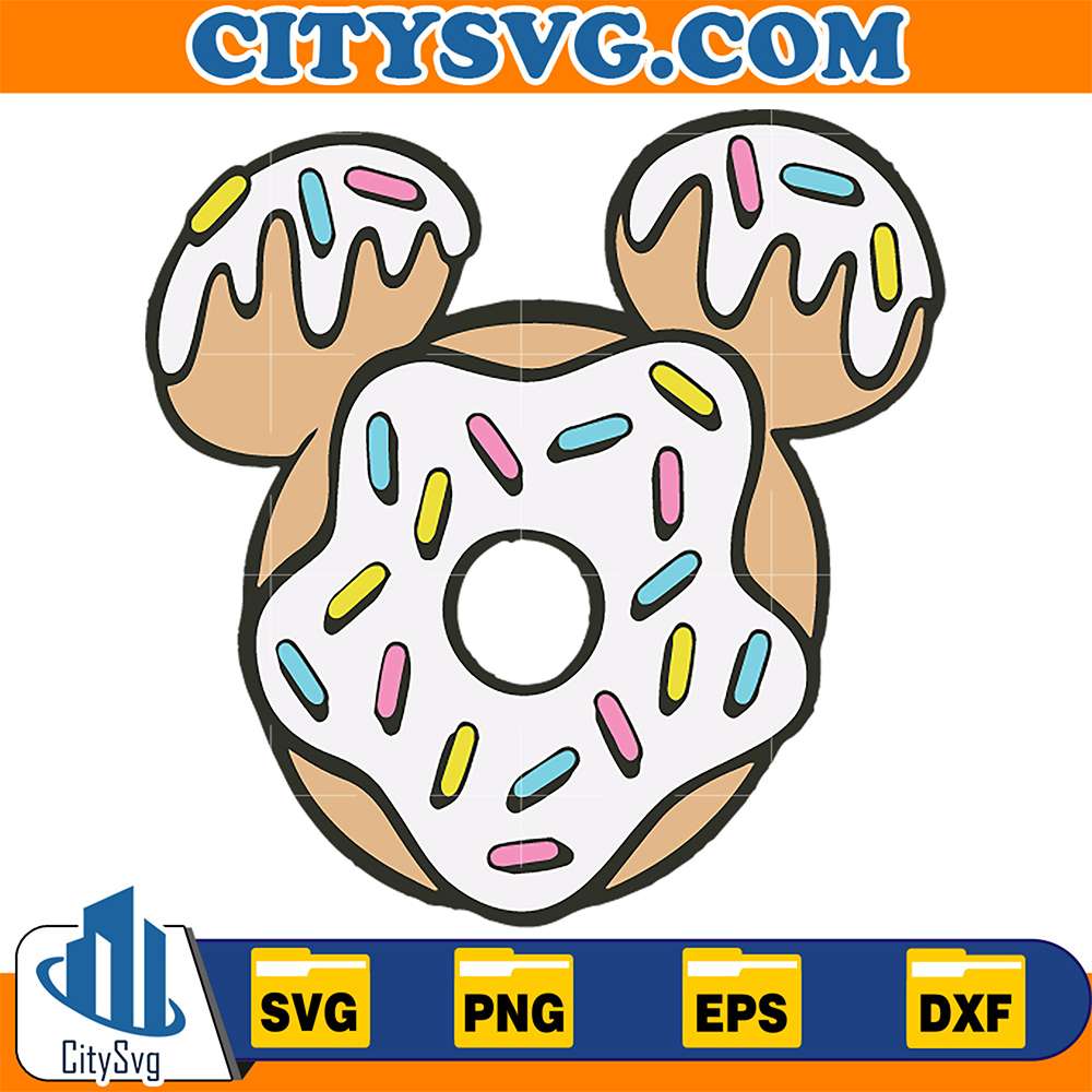 Mickey-Donut-Svg