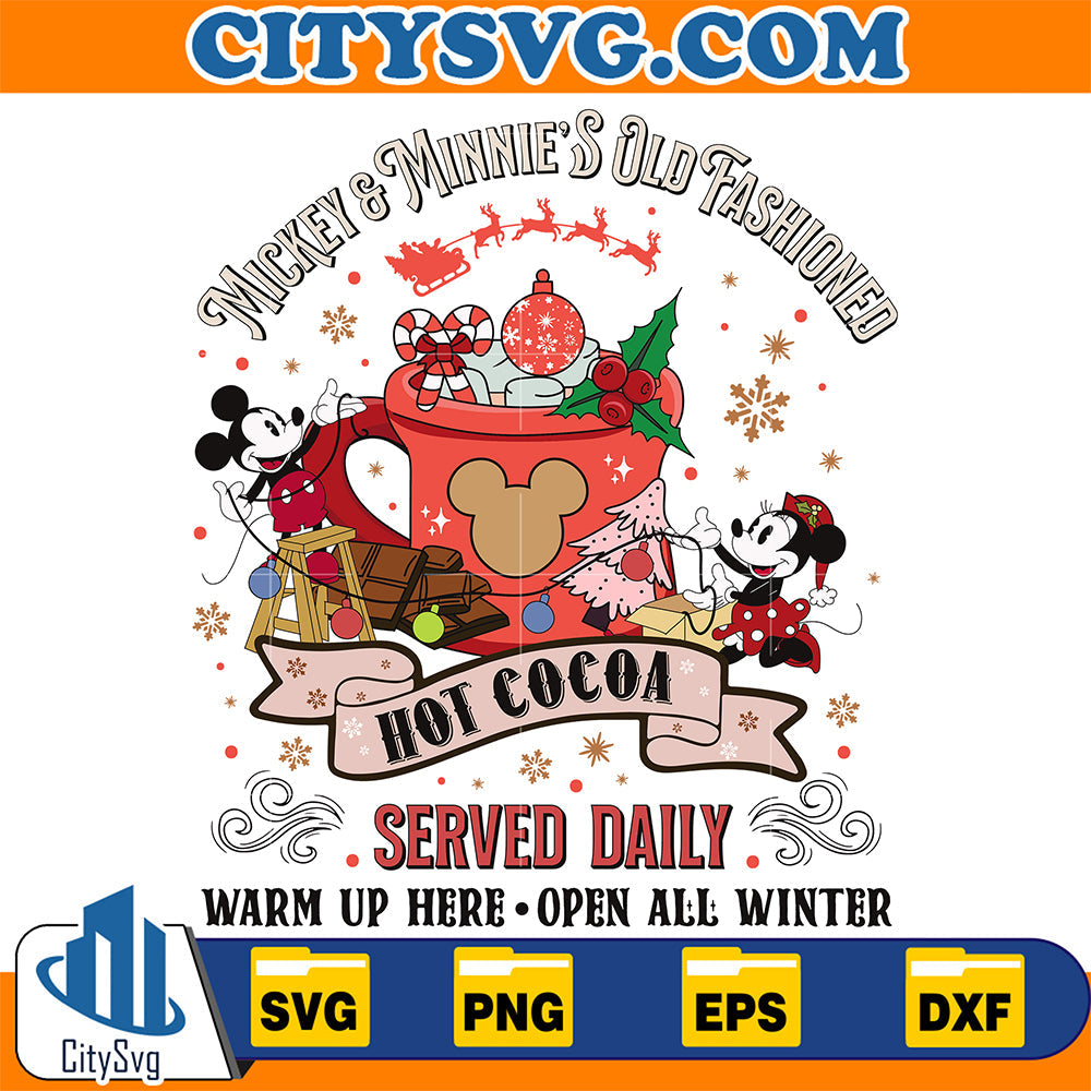 Mickey-Minnie-Hot-Cocoa-Old-Fashioned-Christmas-Svg