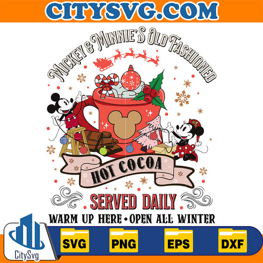 Mickey-Minnie-Hot-Cocoa-Old-Fashioned-Christmas-Svg