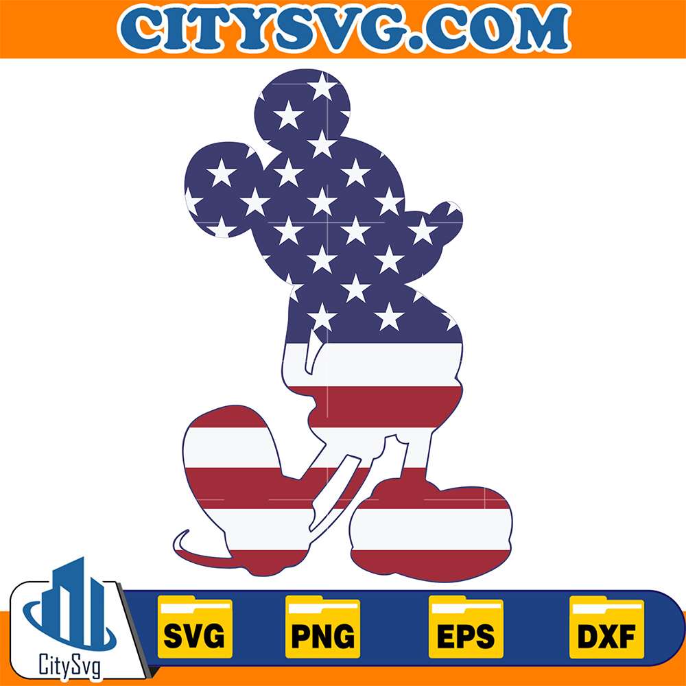 Mickey-Mouse-American-4th-Of-July-Svg