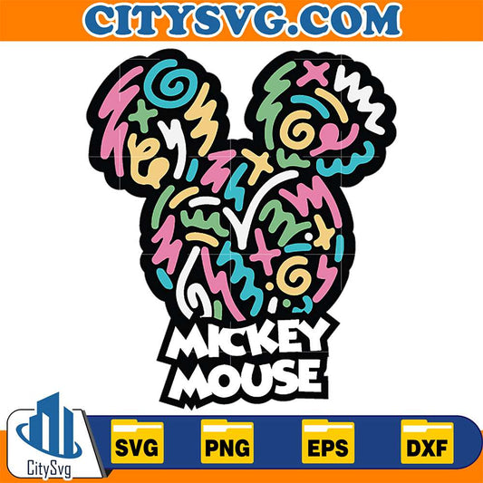 Mickey-Mouse-Colorful-Head-Svg
