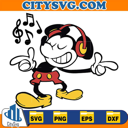 Mickey-Sing-Svg
