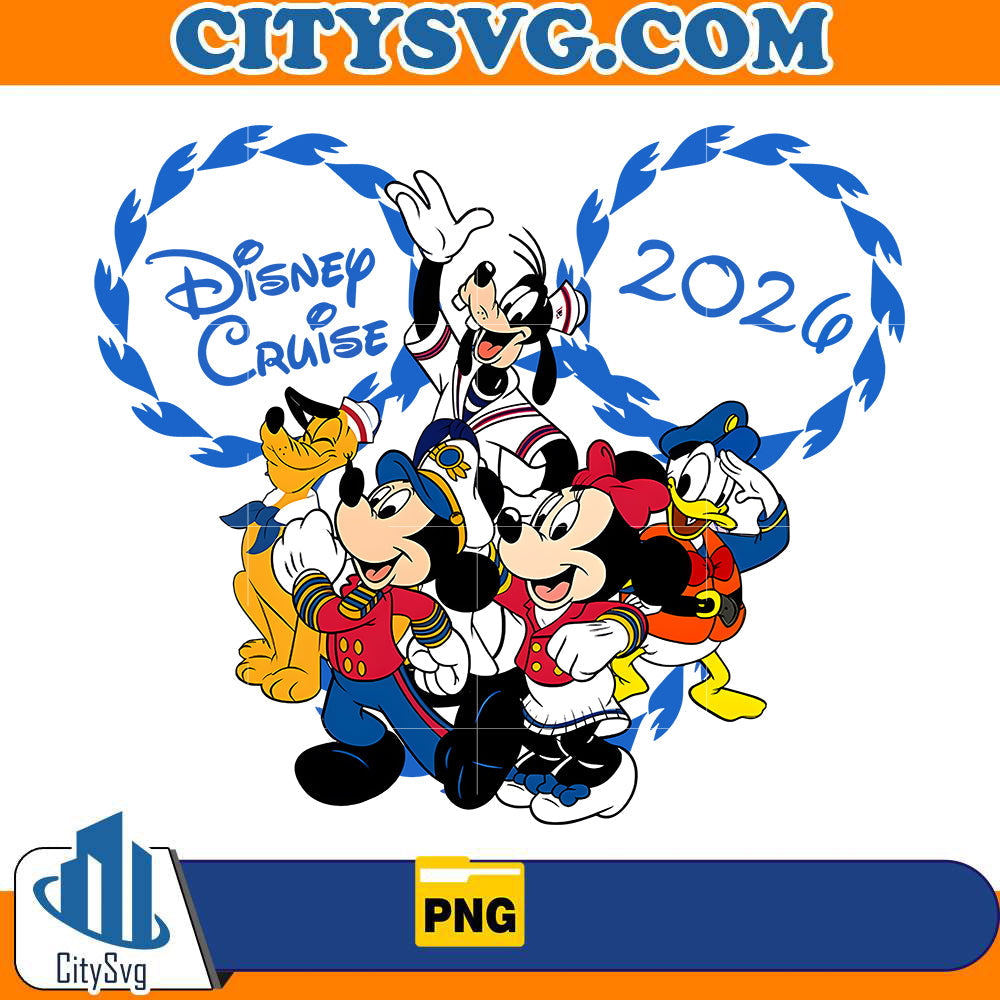 Disney Cruise Trip 2026 Png CitySvg
