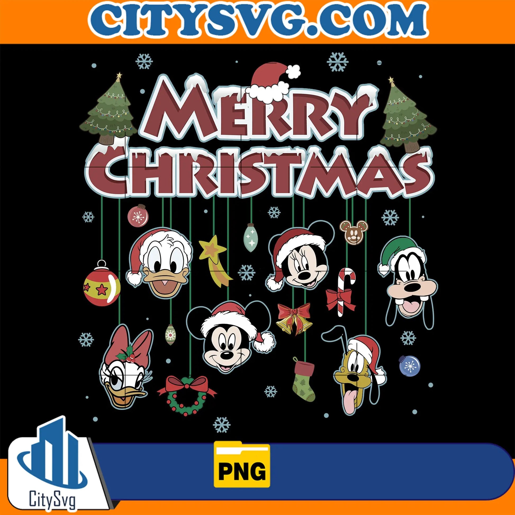 MickeyAndFriendsMerryChristmasPng